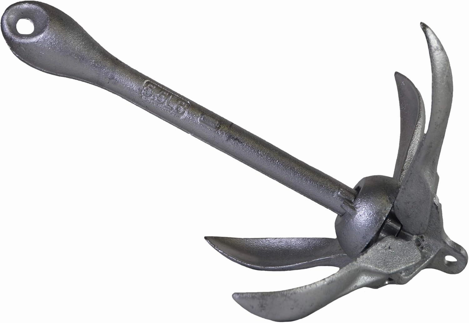 MarineNow Galvanized Folding Grapnel Boat Anchor - Choose by Weight