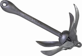 MarineNow Galvanized Folding Grapnel Boat Anchor - Choose by Weight