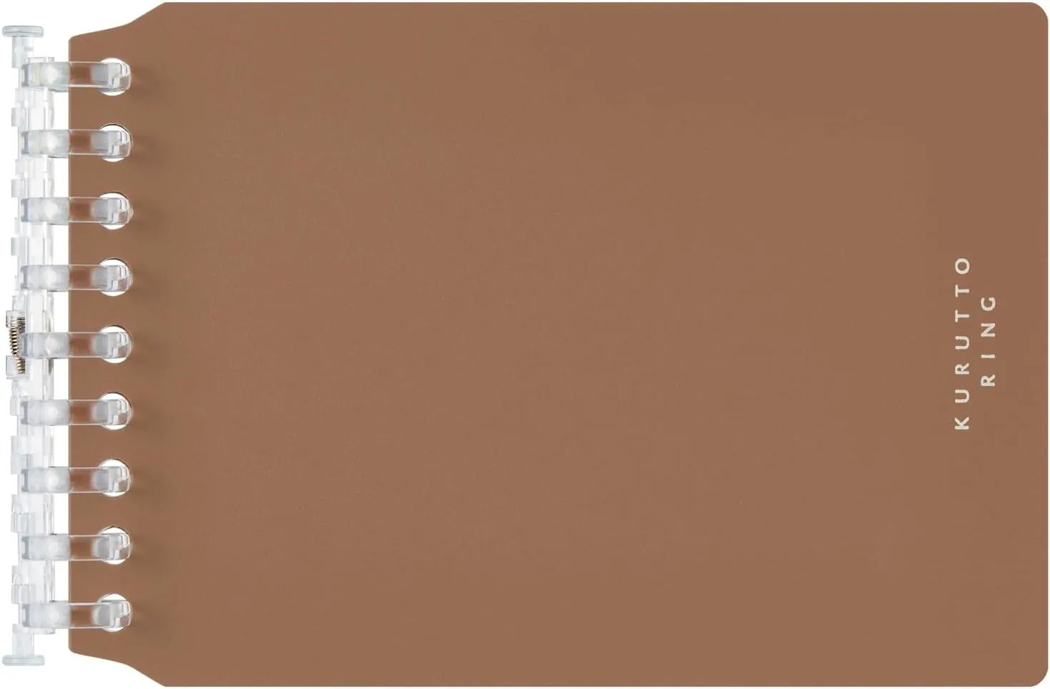 Maruman FMR9SETA-07 Mini Binder, 9 Holes, Loose Leaf Included, Brown
