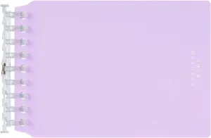 Maruman FMR9SETA-30 Mini Binder, 9 Holes, Loose Leaf Included, Light Purple