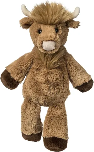 Mary Meyer Stuffed Animal Marshmallow Zoo Plush Soft Toy, 13-Inches, Hagrid Highland Cow
