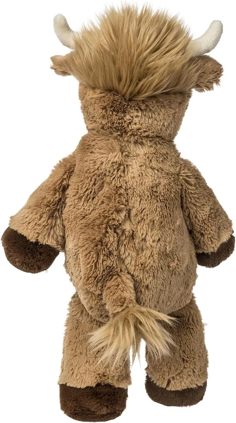 Mary Meyer Stuffed Animal Marshmallow Zoo Plush Soft Toy, 13-Inches, Hagrid Highland Cow