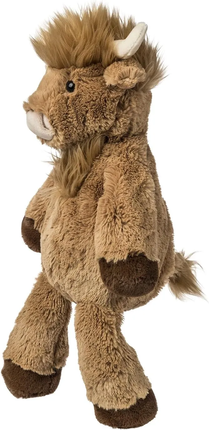 Mary Meyer Stuffed Animal Marshmallow Zoo Plush Soft Toy, 13-Inches, Hagrid Highland Cow