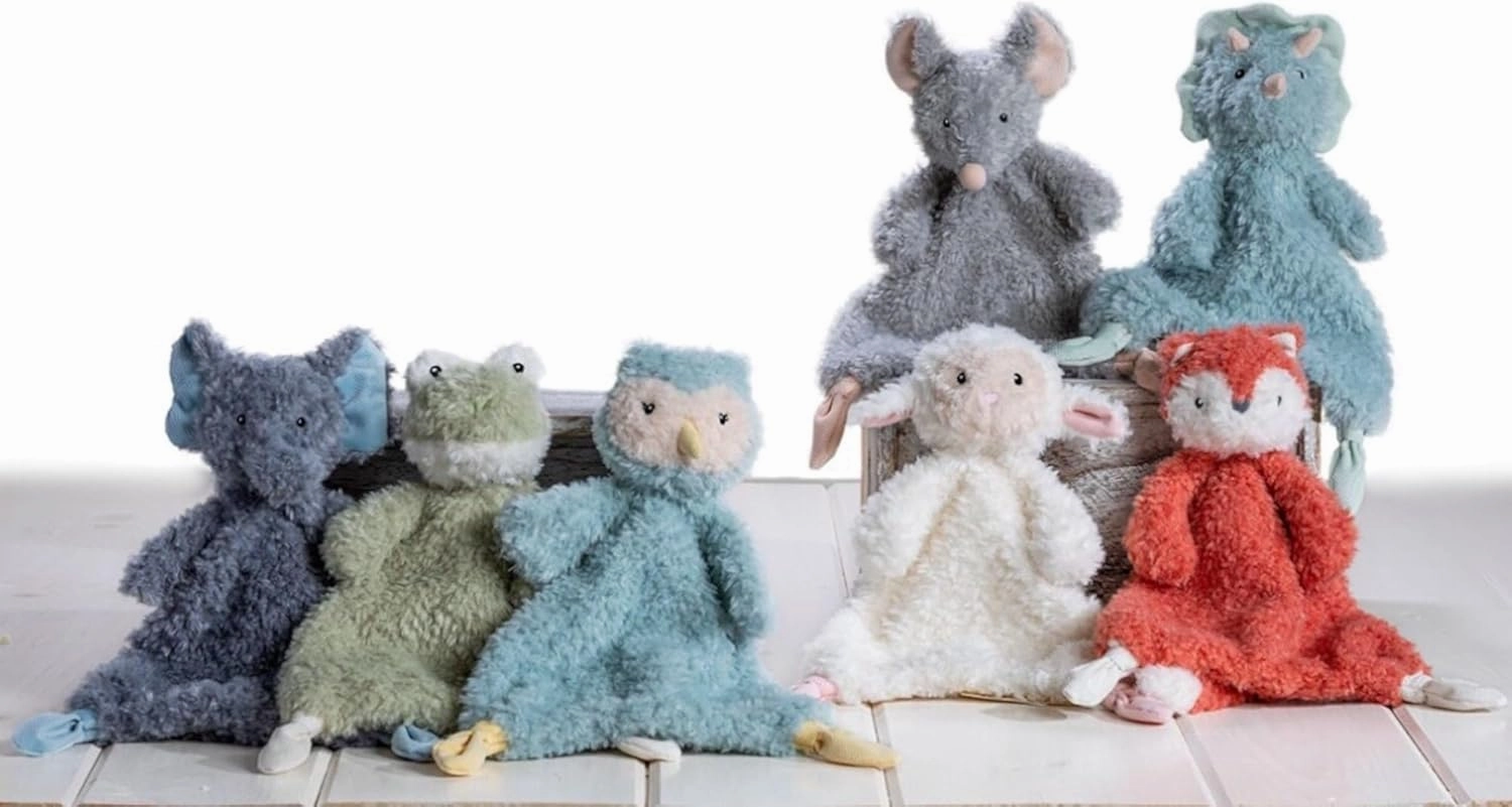 Mary Meyer Lovey for Babies Again Friends Soft Snuggle Toy Made from Recycled Materials, 11-Inches, Lamb