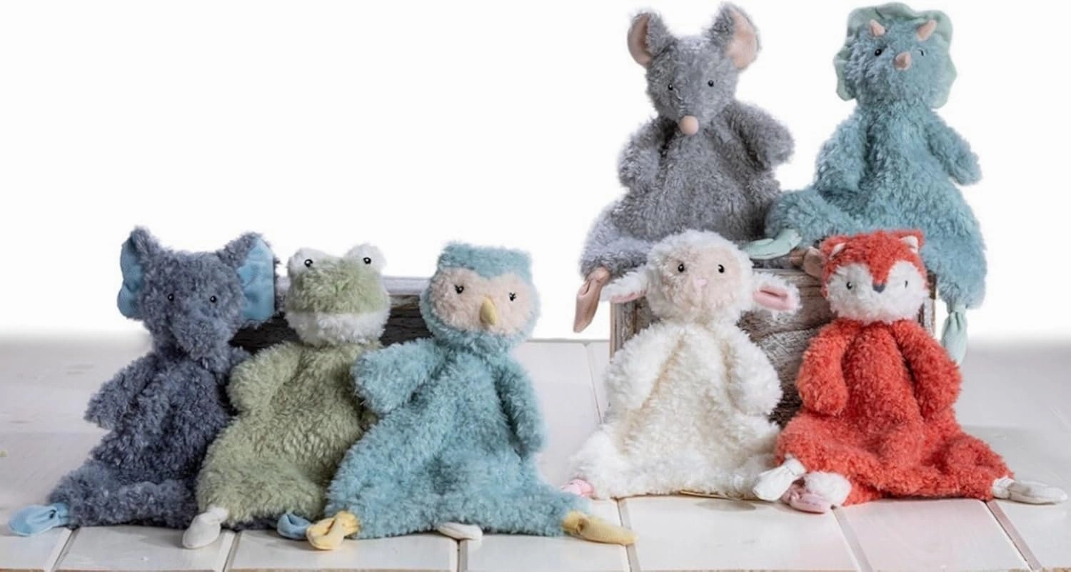 Mary Meyer Lovey for Babies Again Friends Soft Snuggle Toy Made from Recycled Materials, 11-Inches, Mouse