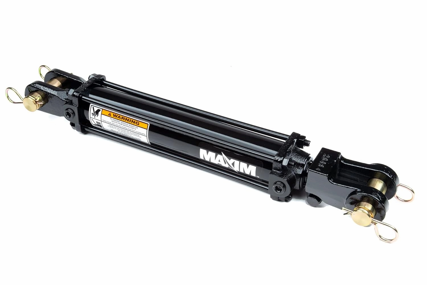 Maxim TC Double Acting Hydraulic Tie Rod Cylinder - 3.5 Bore Hydraulic Cylinder - Tie-Rod Cylinder for Double Acting Applications - 3.5” Bore, 30” Stroke, 2500 PSI, 40.25'' Retracted - 1/2 NPT Ports