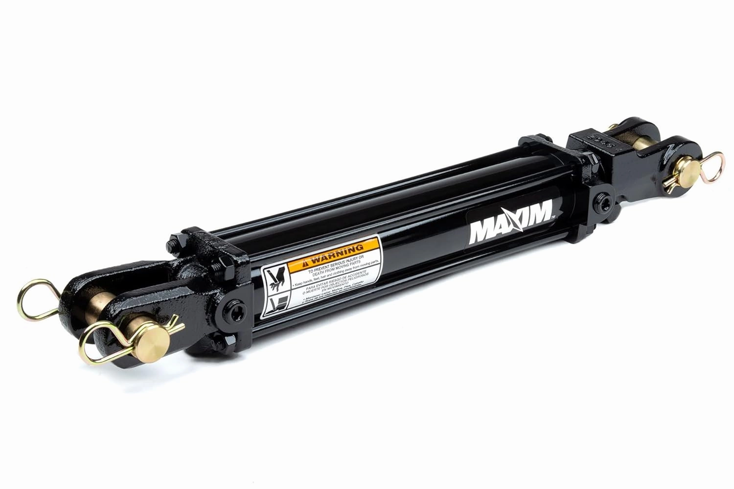 Maxim TC Double Acting Hydraulic Tie Rod Cylinder - 3.5 Bore Hydraulic Cylinder - Tie-Rod Cylinder for Double Acting Applications - 3.5” Bore, 30” Stroke, 2500 PSI, 40.25'' Retracted - 1/2 NPT Ports
