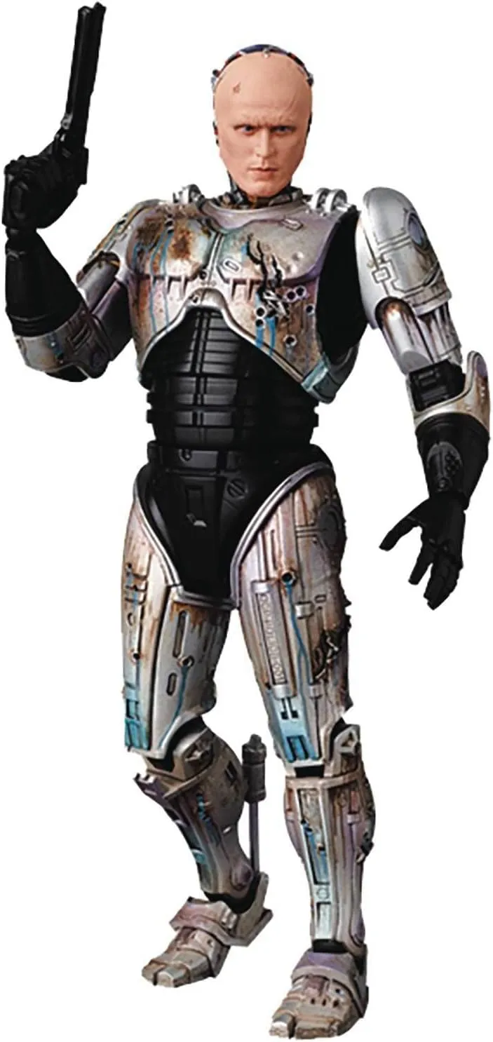 MEDICOM TOY CORPORATION MAFEX No.192 MAFEX Robocop Murphy Robocop Murphy Head Damage Version, Total Height: Approx. 6.3 inches (160 mm), Non-Scale, Painted Action Figure