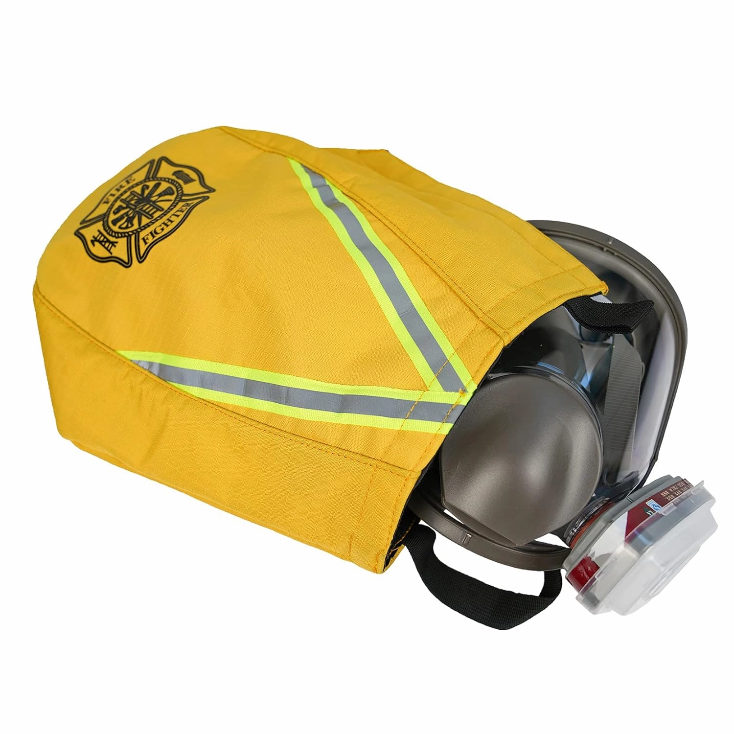 MELOTOUGH Firefighter Bag Fireman SCBA Air Respirator Storage Bag with Soft Lined (Ripstop Turnout Tan)