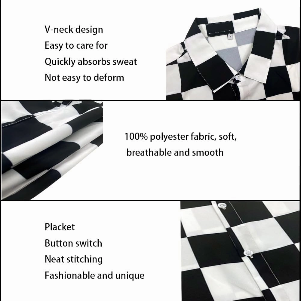 Men's 2 Piece Tracksuit Hawaiian Shirt Shorts Button Down Shirt and Shorts Sets with Bucket Hats