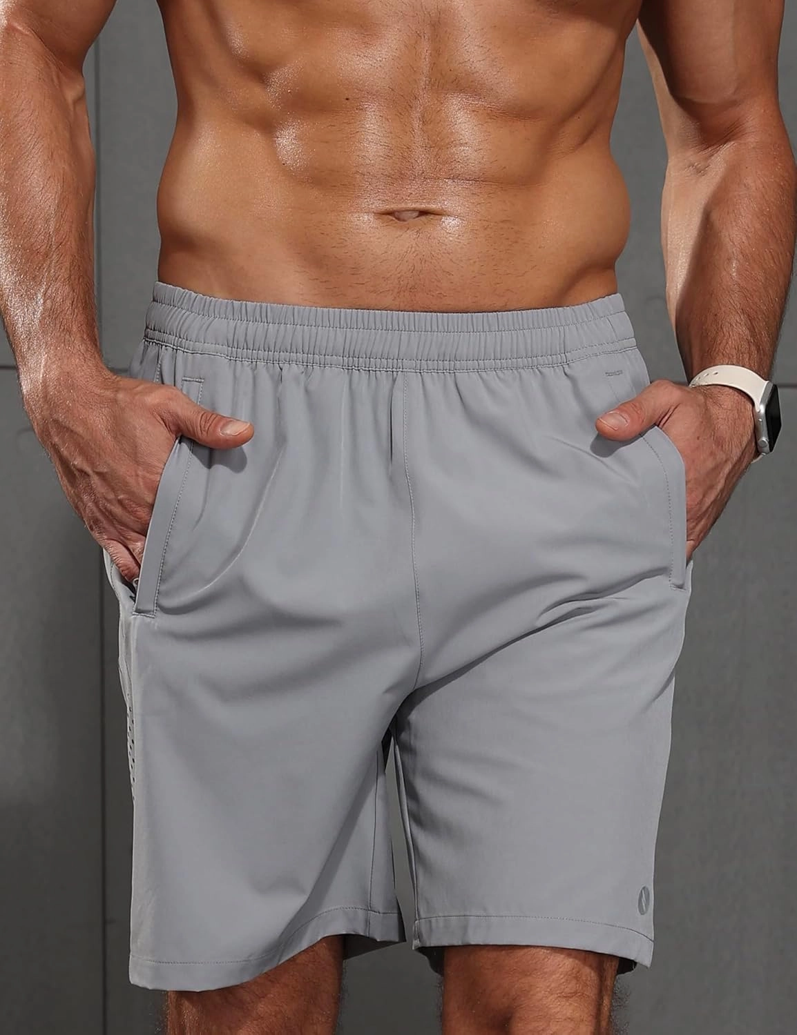 Men's Athletic Running Shorts Quick Dry 7" Lightweight Workout Shorts Training Sports Gym Hiking Basketball