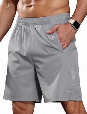 Men's Athletic Running Shorts Quick Dry 7" Lightweight Workout Shorts Training Sports Gym Hiking Basketball