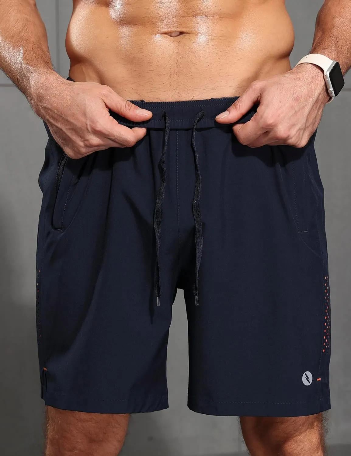 Men's Athletic Running Shorts Quick Dry 7" Lightweight Workout Shorts Training Sports Gym Hiking Basketball