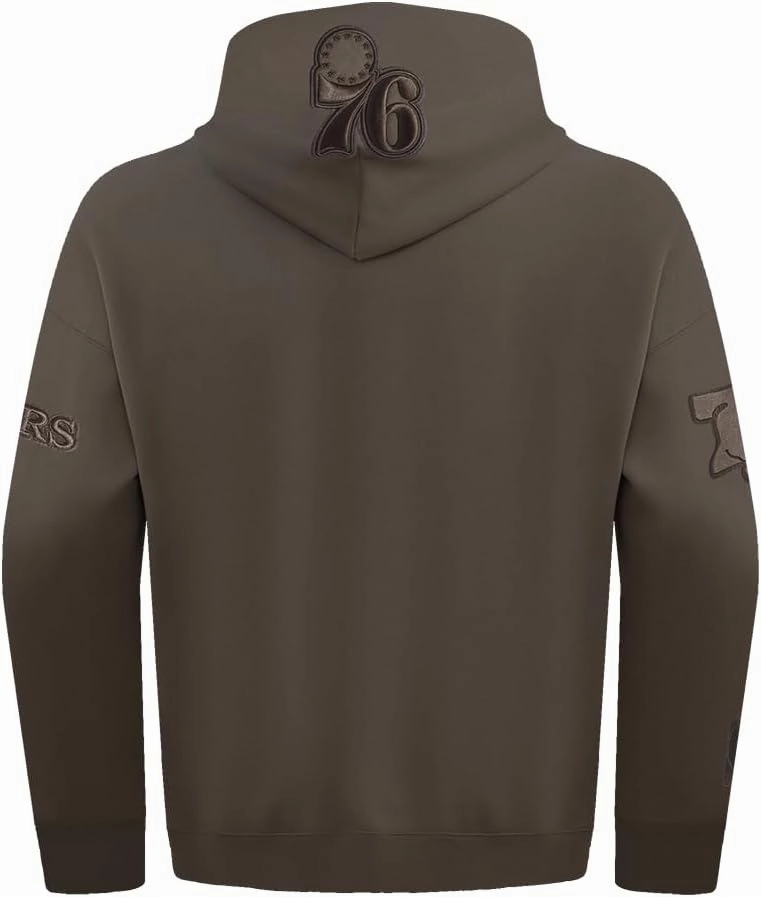 Mens NBA Neutral Fleece Pull Over Hoodie