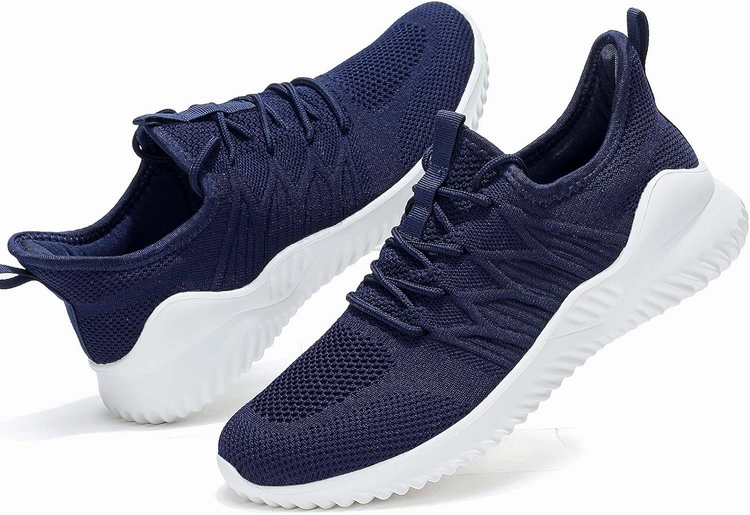 Mens Slip On Running Shoes Athletic Walking Trainers Lightweight Breathable Mesh Tennis Sneakers