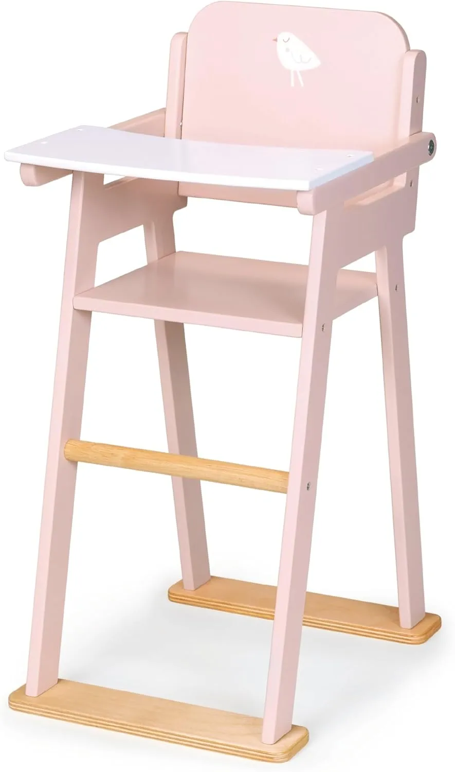 Mentari Wooden Baby Doll High Chair - Imaginative Play Toy Furniture Accessory for Children Ages 3 