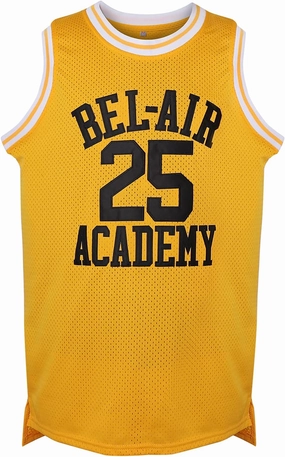 MESOSPERO #14 The Fresh Prince of Bel Air #25 Carlton Banks Basketball Jersey,90s Hip Hop Clothes for Party Men