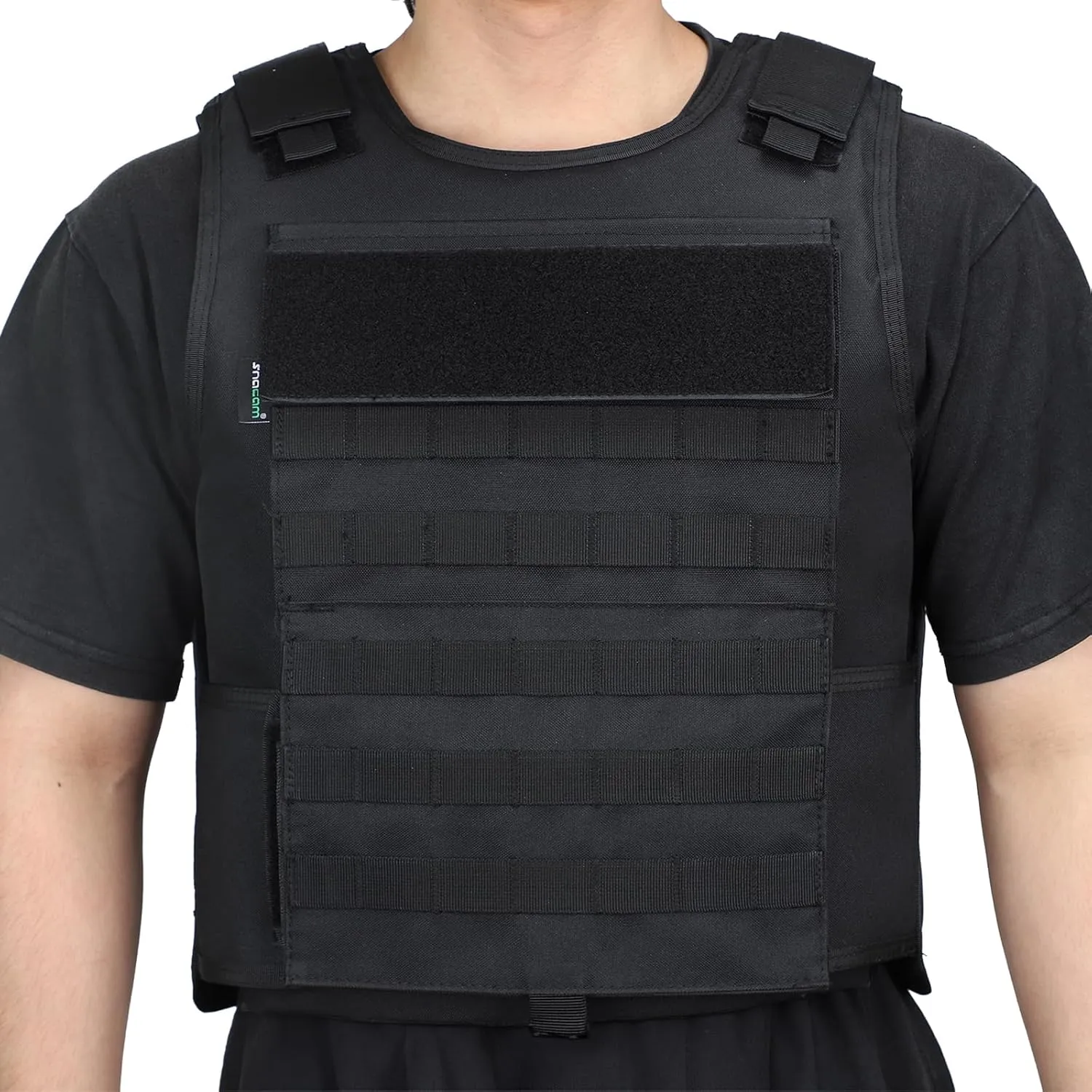 MGFLASHFORCE Tactical Vest for Men, Security Police Fbi Airsoft Vest