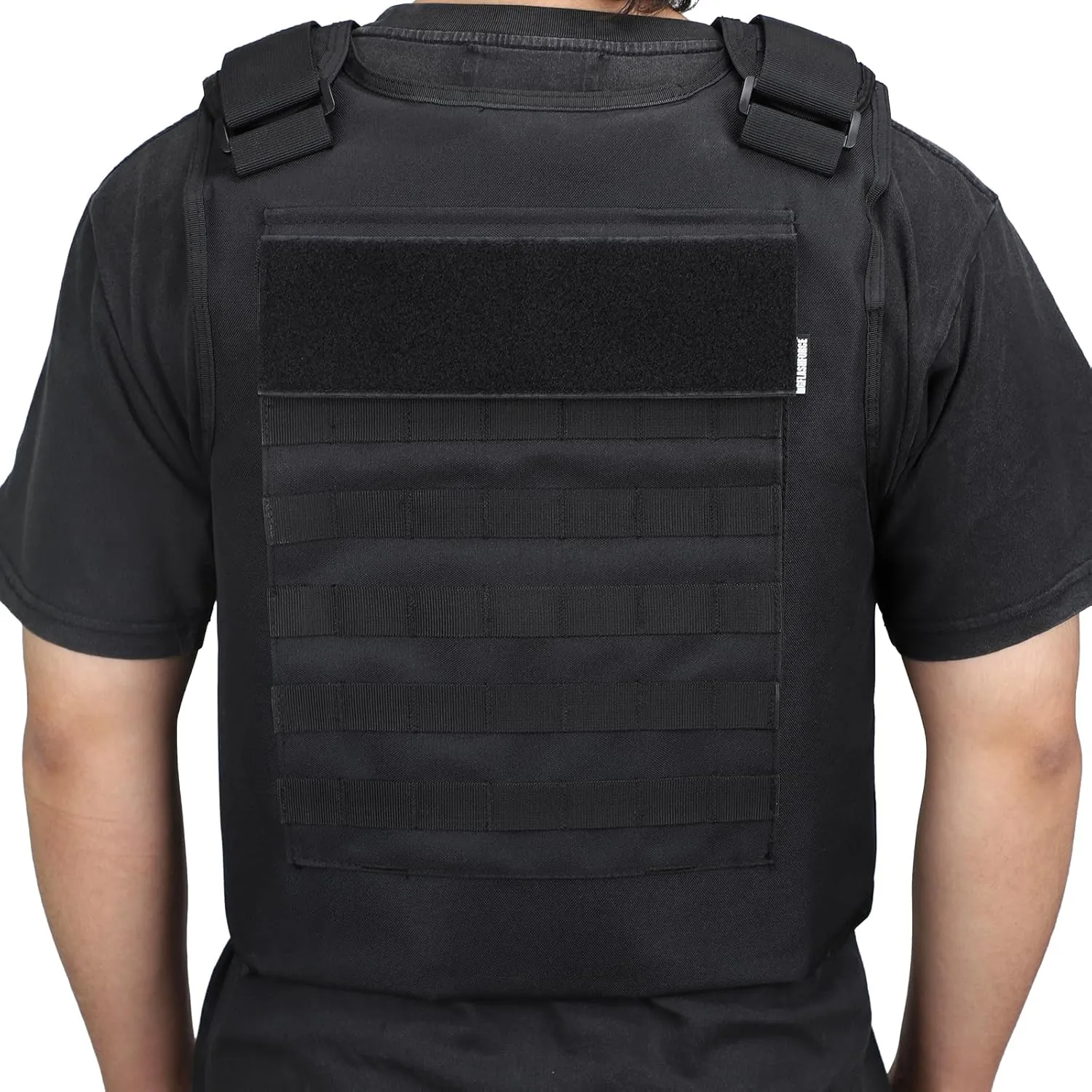 MGFLASHFORCE Tactical Vest for Men, Security Police Fbi Airsoft Vest