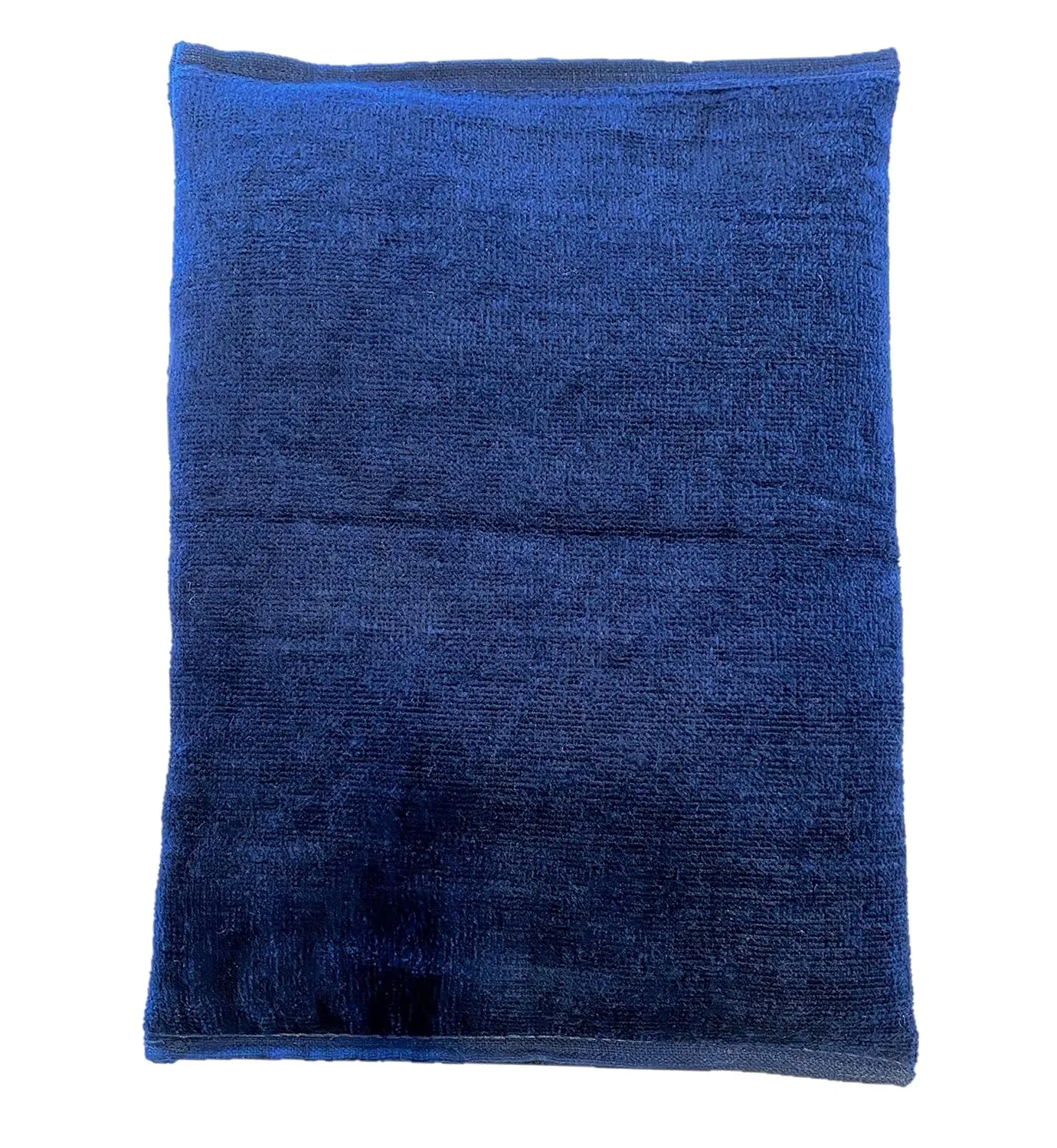 Microwavable Heating Bag, Rice Filled, Plush Velour Cover, Natural, No Scents Added, Handcrafted in The USA, Back, Neck Pain, Arthritis, Cramps (Navy Travel Size)