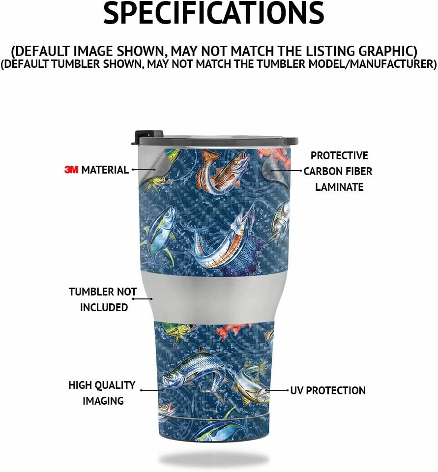 MightySkins Carbon Fiber Skin for 40 oz. Wide Mouth - Colorful Chevron | Protective, Durable Textured Carbon Fiber Finish | Easy to Apply, Remove, and Change Styles | Made in The USA