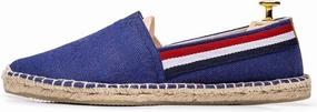 MILDSEVEN Handmade Casual Canvas Shoes for Men, Pull On Soft Loafers, Classical Chinese Breathable Casual Shoes