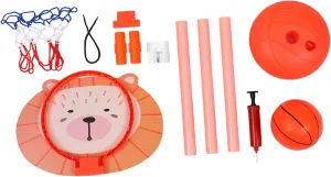 Milisten 2-in-1 Boys and Girls Basketball Hoop Set Boys and Girls Indoor Basketball Toy Adjustable Hoop Game Toys Safe for Toddlers Random Style