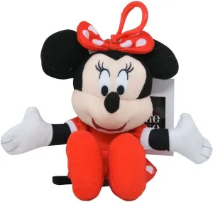 Minnie Mouse 6" Plush Zipper Pull – Soft Toy Clip Accessory for Bags and Backpacks