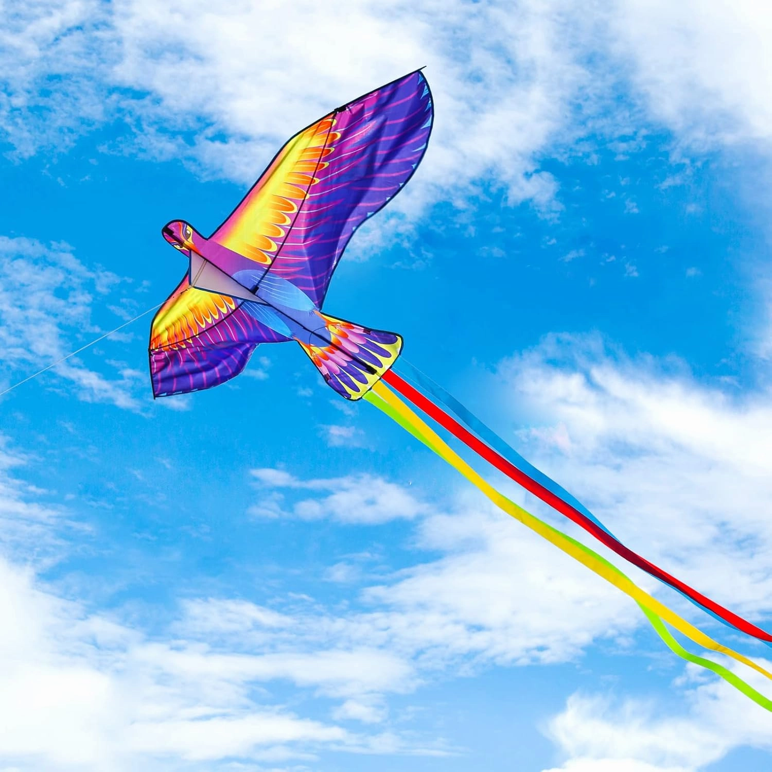 Mint’s Colorful Life Large Kite for Kids and Adults, Easy to Fly Single Line Beach Kites, Comes with 300ft String Handle