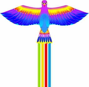Mint’s Colorful Life Large Kite for Kids and Adults, Easy to Fly Single Line Beach Kites, Comes with 300ft String Handle
