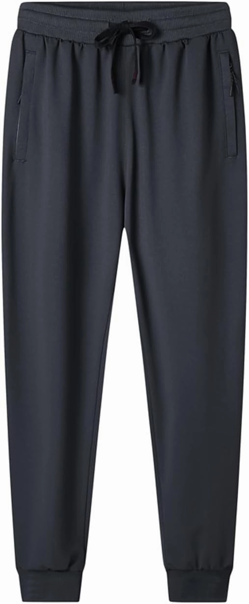 MOHEM Boys' Pull on Athletic Sweatpants Fleece Jogger Workout Pants with Zipper Pockets