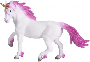 MOJO Unicorn (Pink) Fantasy Realistic International Wildlife Toy-Replica Hand Painted Figurine