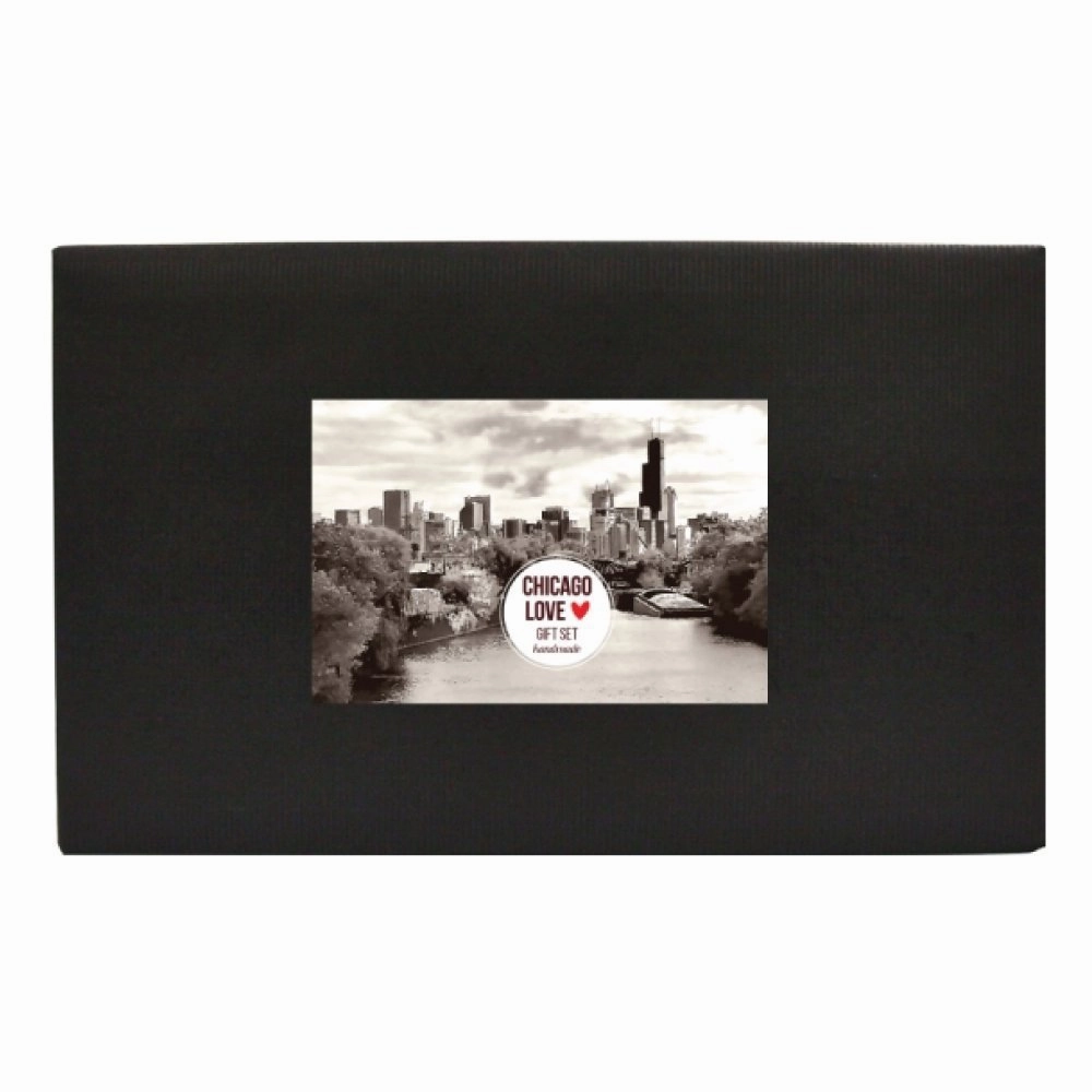 Mojo Spa Chicago Love Large Gift Set | 3 Handmade Natural Bath and Body Products | Body Scrub, Body Lotion, Bath Salts