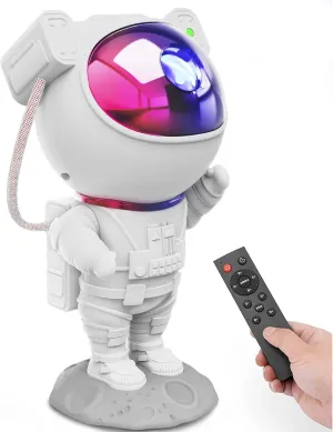 Mooyran Colorful Astronaut Galaxy Projector - Special Limited Edition Star Lights for Bedroom Astronaut Space Projector, Starry Ceiling Lamp with Timer & Remote, Adults Room Decor