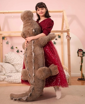MorisMos Giant Alligator Stuffed Animal, 67inch Soft Large Alligator Plush Toy, Big Stuffed Crocodile Gifts for Kids Boys Girls