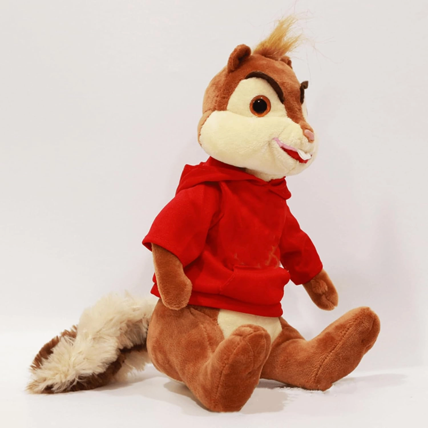 Movie Toys Alvin and The Chipmunks Plush Dolls Cute Chipmunks Stuffed Toys Kids Gift,Alvin, Theodore&Simon Toys (Red)