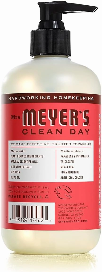 Mrs. Meyer's Liquid Hand Soap Rhubarb 12.5 OZ (Pack of 6)
