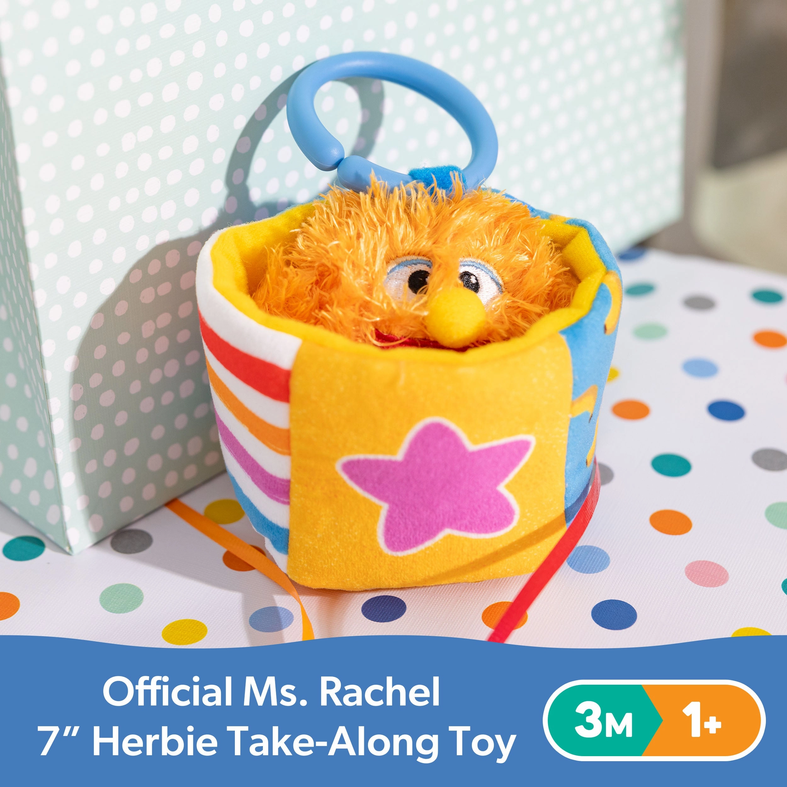 Ms. Rachel BFF Herbie Sensory Take-Along Toy