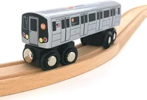 MUNI PALS Munipals MP01-110M Wooden Subway M Train NYC MTA Nassau Street Local R160 Car
