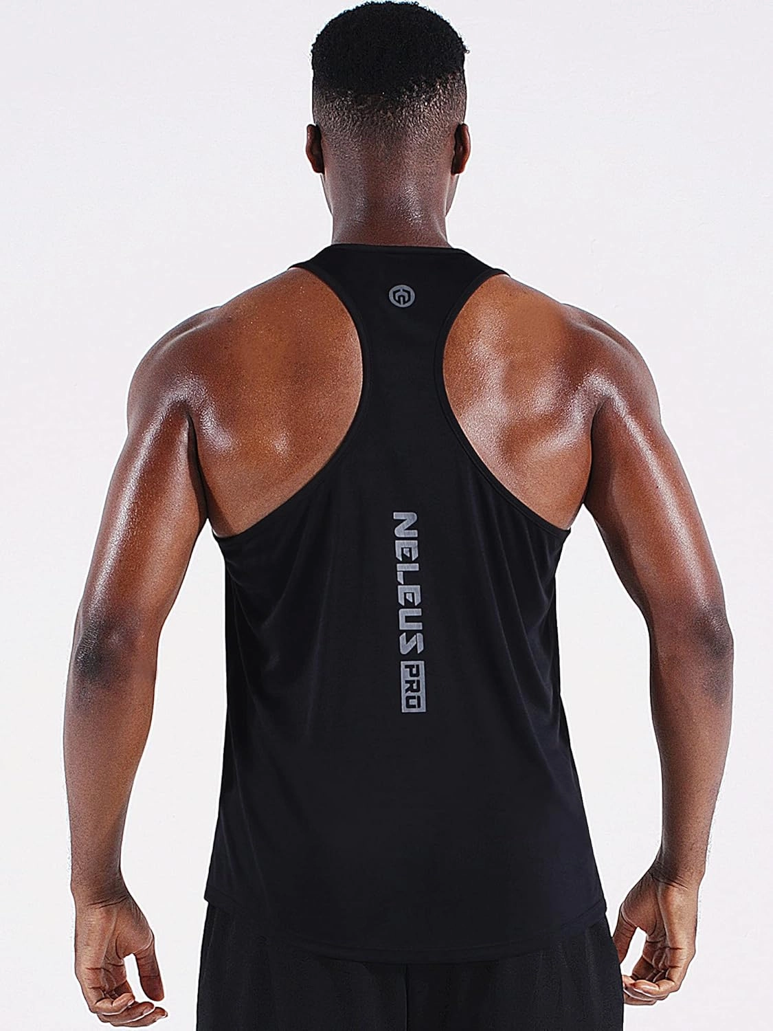 NELEUS Men's 3 Pack Running Tank Top Dry Fit Y-Back Athletic Workout Tank Tops