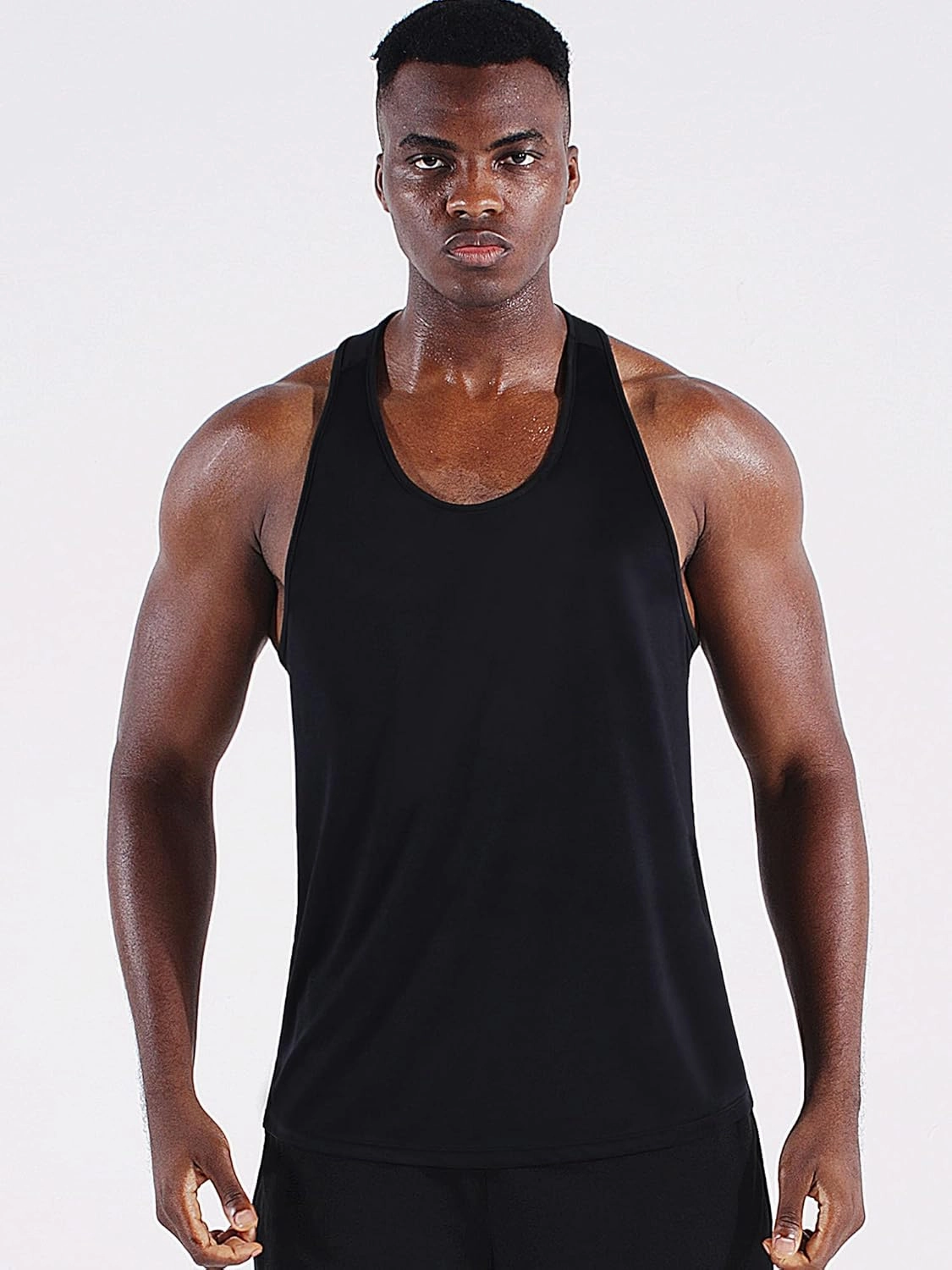 NELEUS Men's 3 Pack Running Tank Top Dry Fit Y-Back Athletic Workout Tank Tops