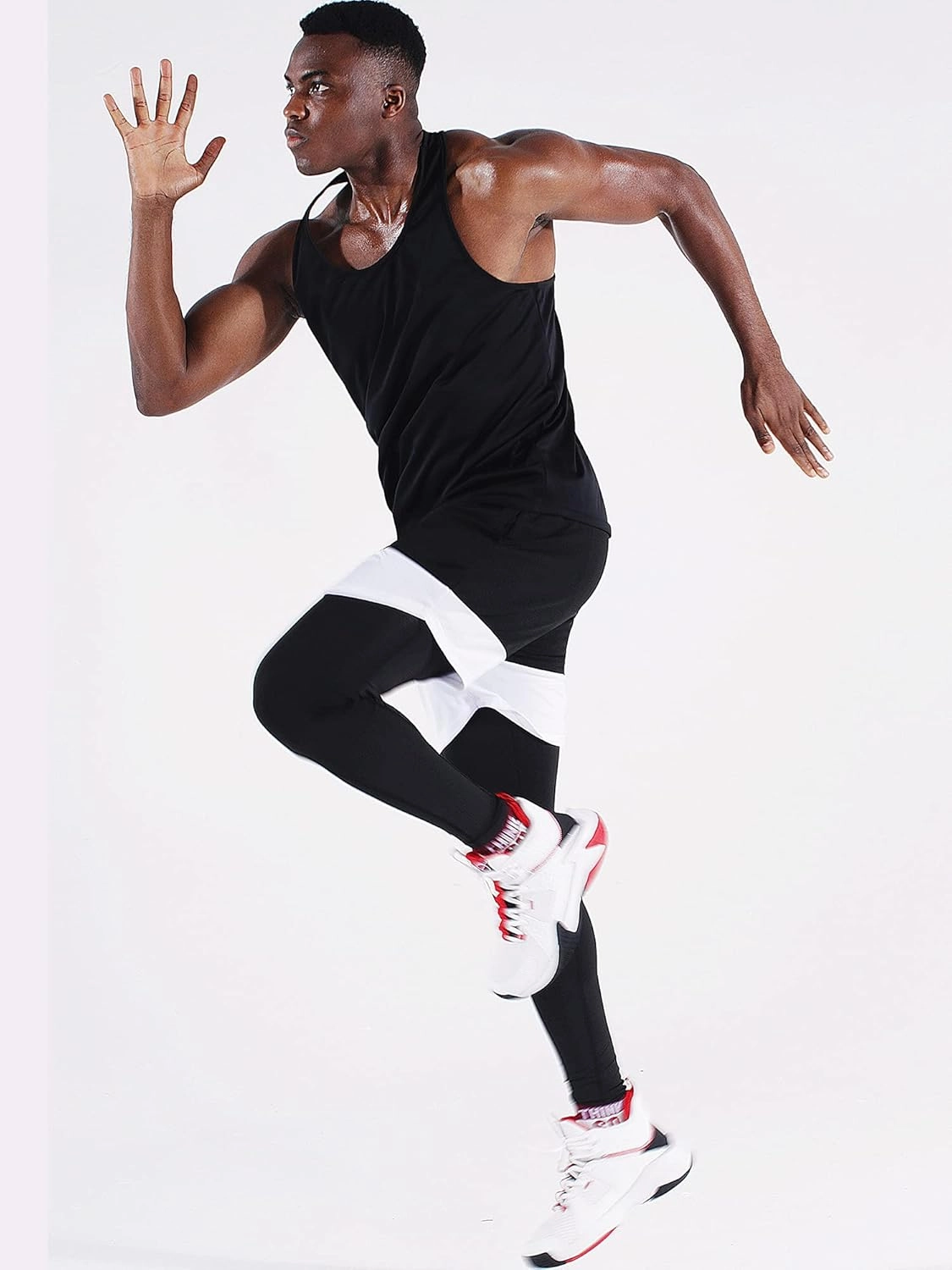 NELEUS Men's 3 Pack Running Tank Top Dry Fit Y-Back Athletic Workout Tank Tops