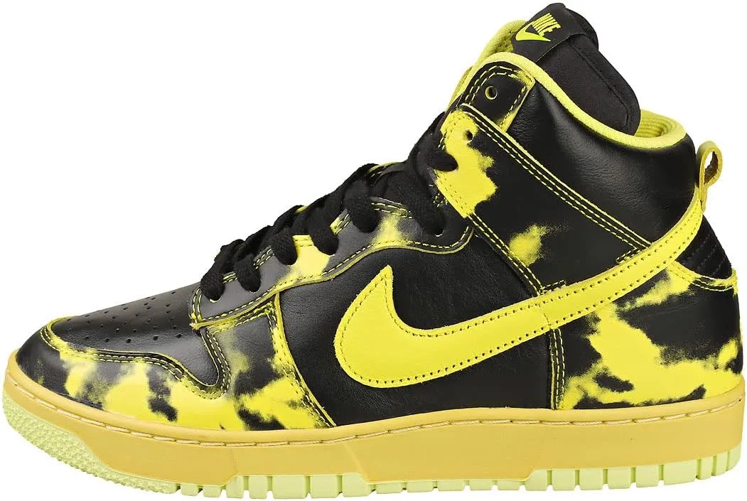 Nike Men's Dunk High EMB Lakers Black/Opti Yellow/Court Purple/Wht (DH0642 001)