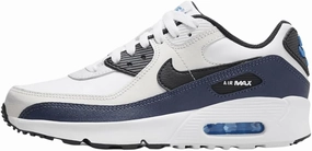 Nike Air Max 90 LTR Big Kids’ Shoes (CD6864-404, Thunder Blue/Phantom/Football Grey/Black) Size 5.5