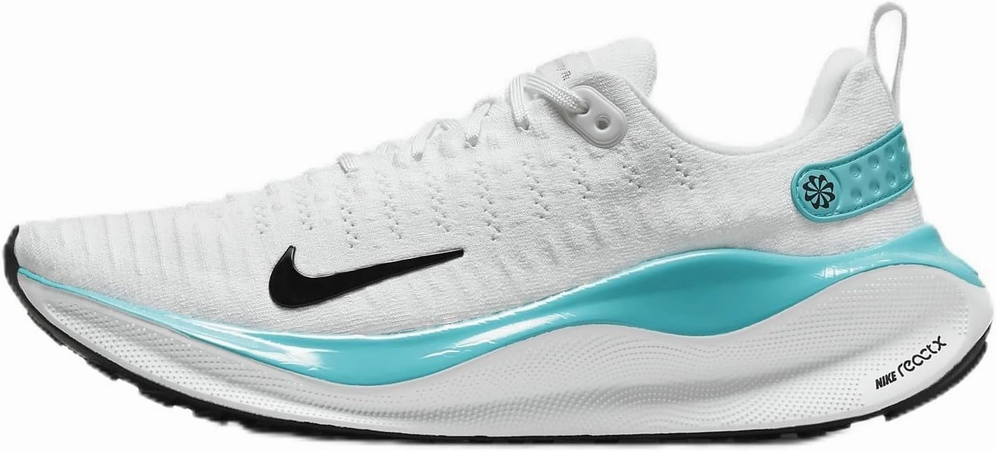 Nike InfinityRN 4 Women's Road Running Shoes (HF4997-100, White/Dusty Cactus/Green Strike/Black) Size 5.5