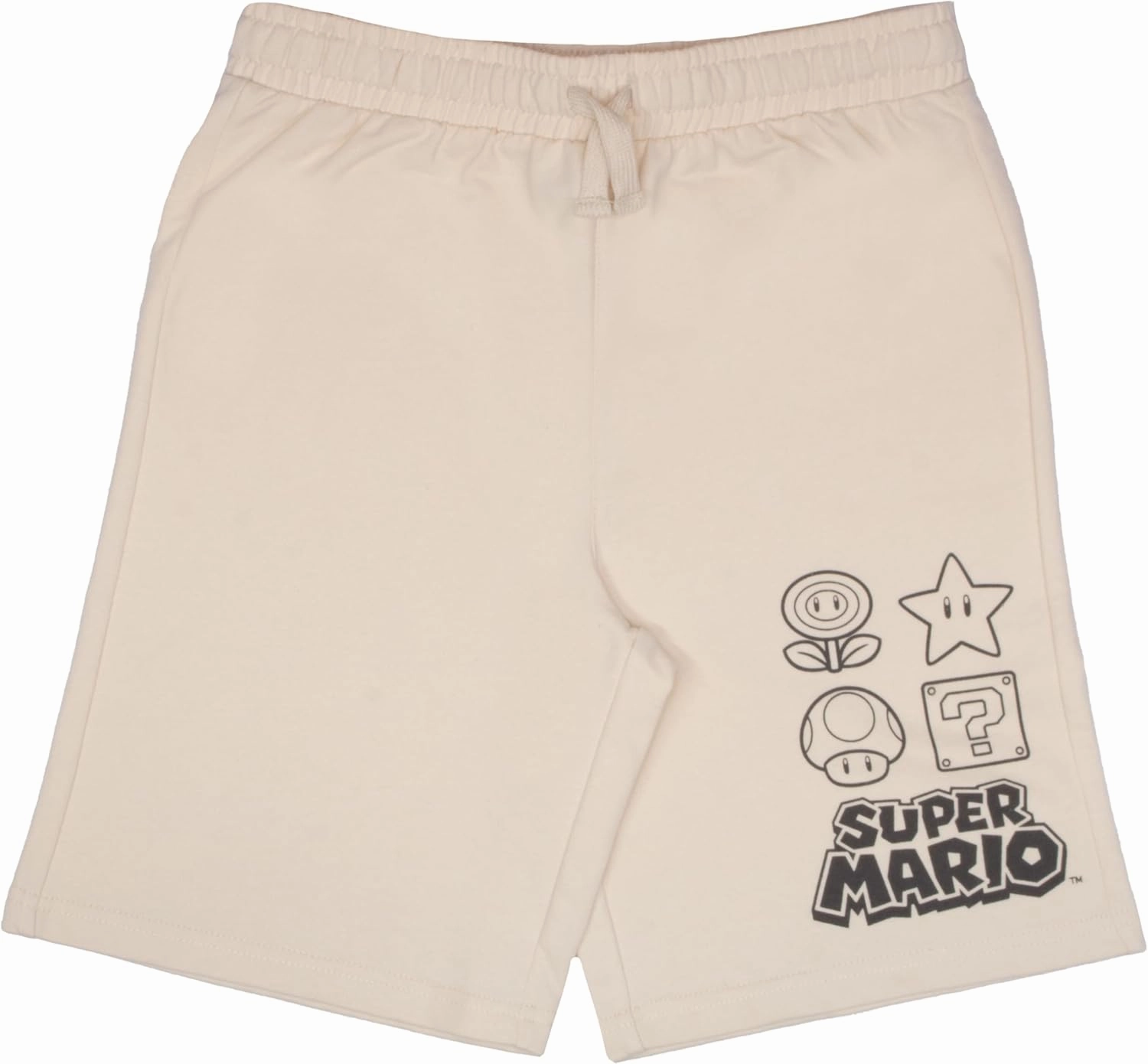 Nintendo Super Mario Bros Boys Short Sleeve T-Shirt & Shorts Set with Lenticular Image Changing Patch, 2-Piece Gamer Outfit