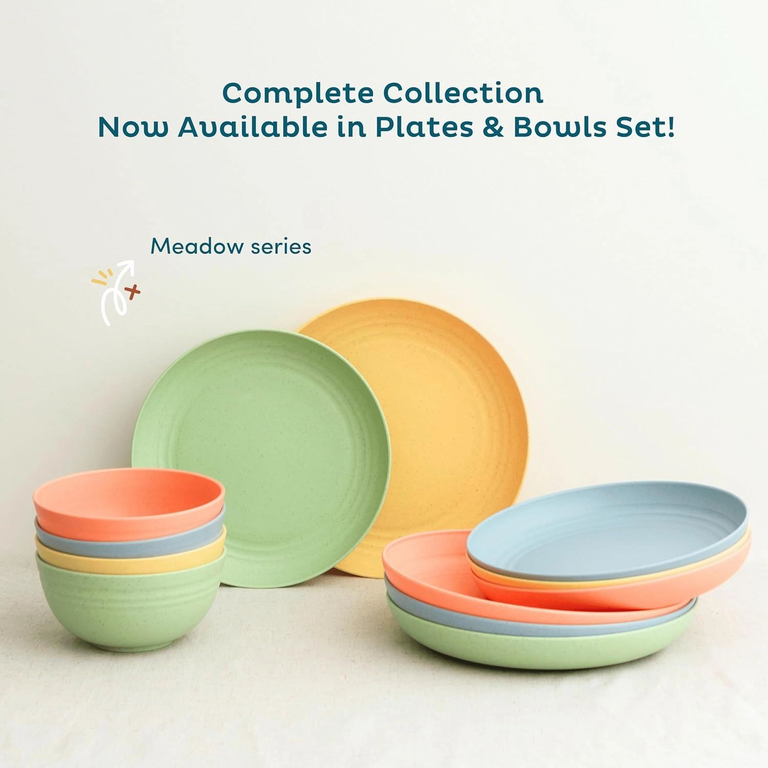 Nook Theory Reusable Wheat Straw Bowls 8 Pcs - 26 Oz Cereal Bowl, Non-Toxic Kids and Toddler Bowl, Microwavable, Dishwasher Safe and Unbreakable Dinnerware (Noir)