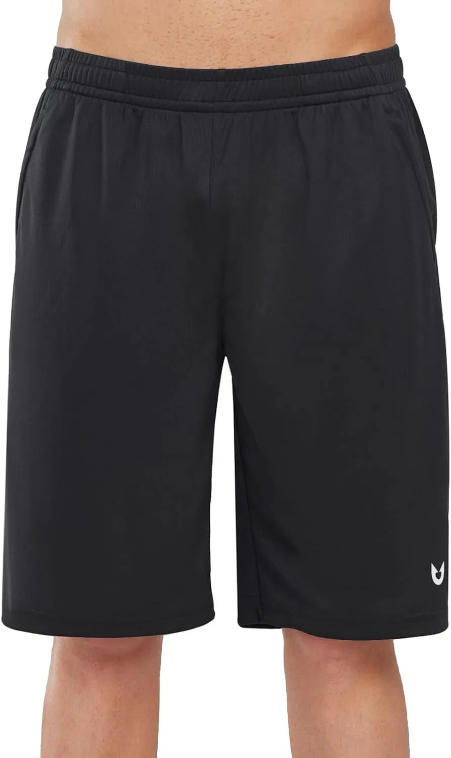 NORTHYARD Men's 10" Athletic Basketball Shorts with Zipper Pockets Quick Dry Lightweight Running Workout Gym Tennis Shorts