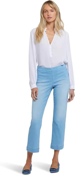 NYDJ Women's Bailey Relaxed Straight Ankle Pull-on Jeans