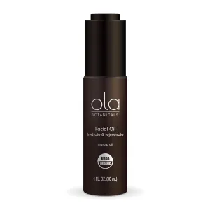 'Ola Botanicals Facial Oil (1 Fl. Oz.), Marula Oil, Hydrating & Rejuvenating, Certified USDA Organic, Cruelty Free, Non-GMO, Dr. Mercola'